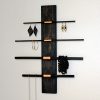 Upstairs Circus At Home DIY Kits - Modern Jewelry Hanger - Black Filled