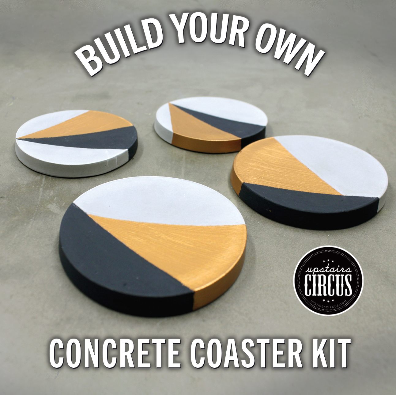 Concrete Coasters FREE SHIPPING 