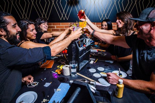 Happy Hour at Upstairs Circus DIY Workshop and Bar