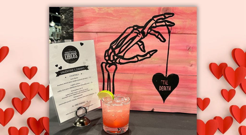 Valentine's Day Date Idea: Upstairs Circus DIY Workshop & Bar