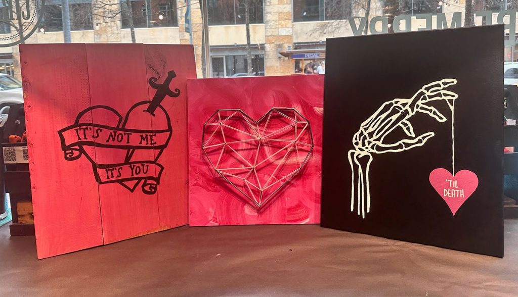 Valentine's Design Specials at Upstairs Circus