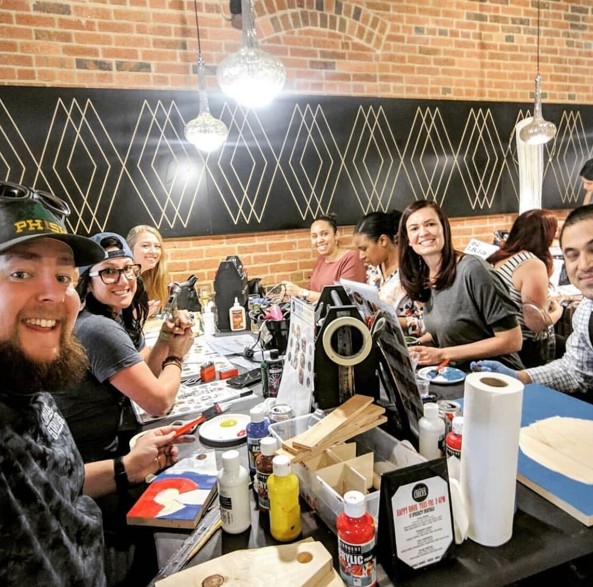 Classic Project Social at Upstairs Circus - Craft & Sip Events