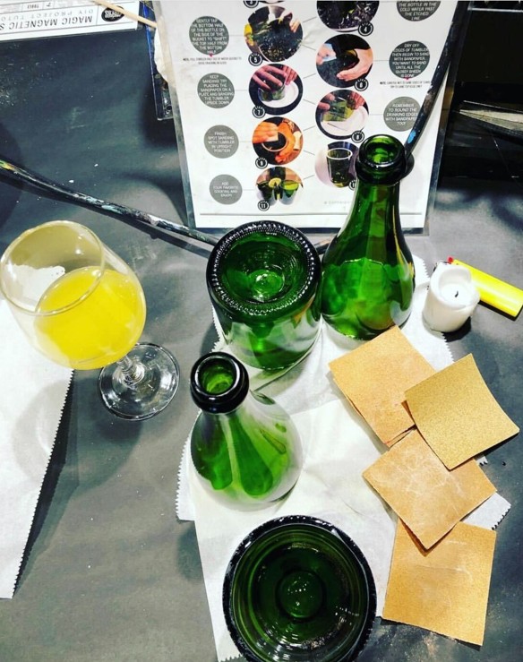 Making N Mimosas Project Social DIY Experience with Bottomless Mimosas at Upstairs Circus
